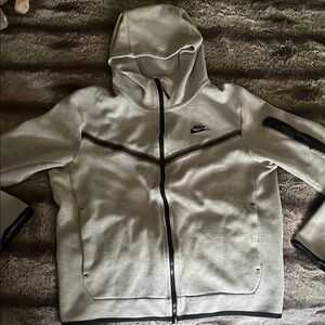 Nike Gray Performance Jacket with Technical Fleece